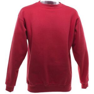 UCC 50/50 Mens Heavyweight Plain Set-In Sweatshirt / Red